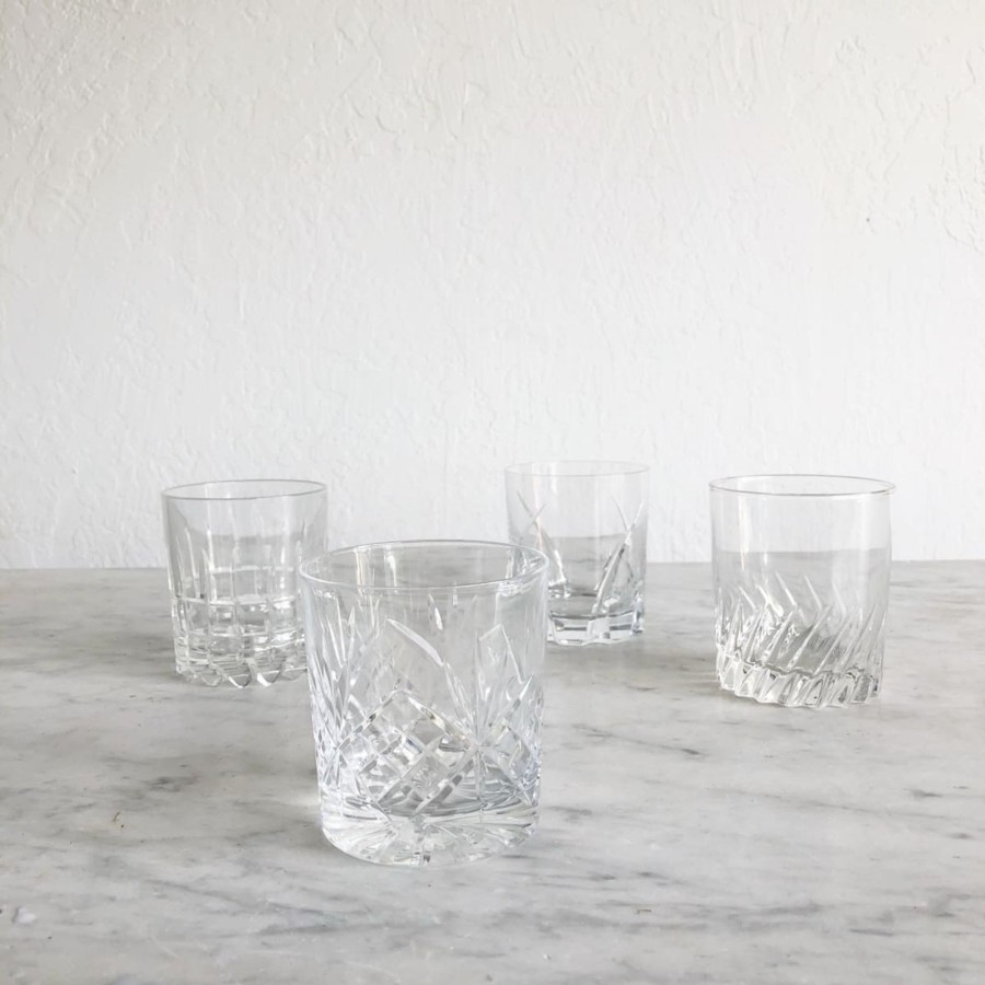 The French Kitchen Elsie Green | Glamorous Vintage Bar Glass Set Of 4