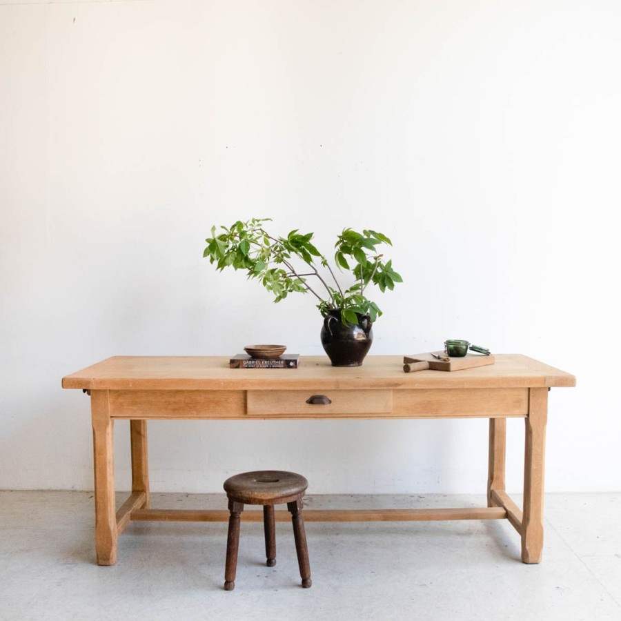 Furniture elsie green | Vintage Oak Farm Table