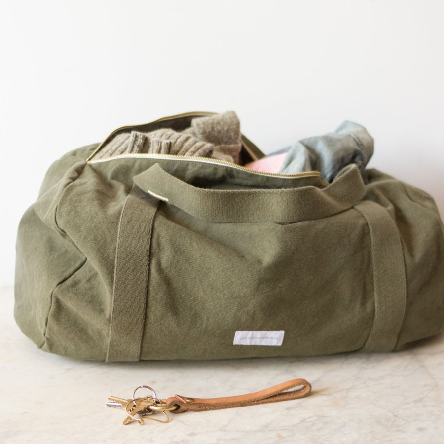 Textiles elsie green | Organic Cotton Bowling Bag Caper Green