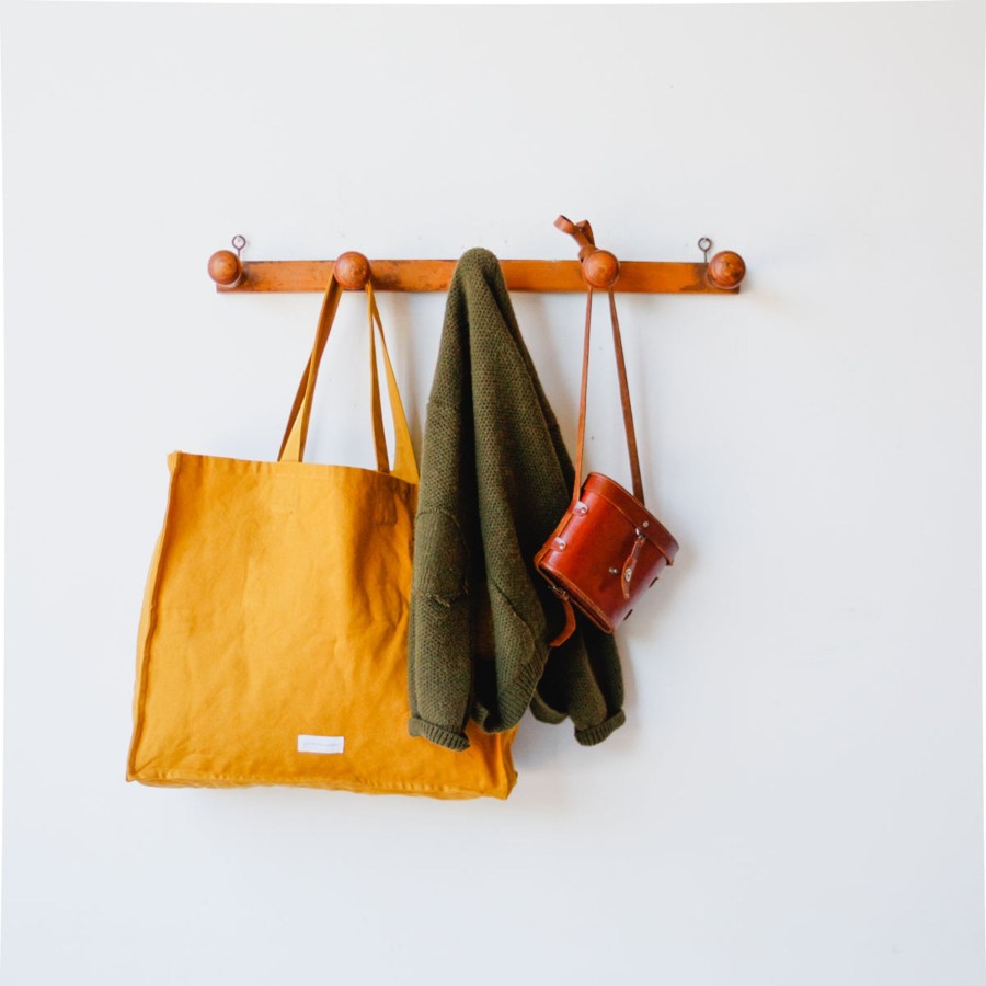 Decor elsie green | Organic Cotton Tote Saffron Yellow