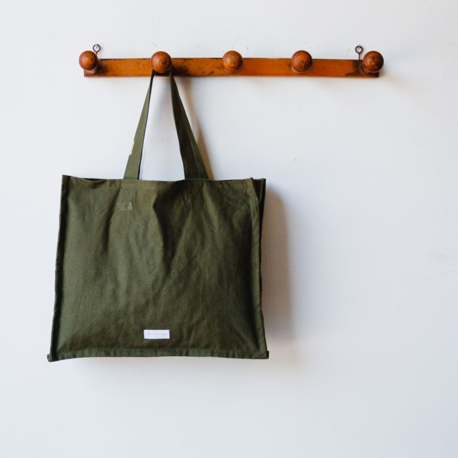 Decor elsie green | Organic Cotton Tote Saffron Yellow