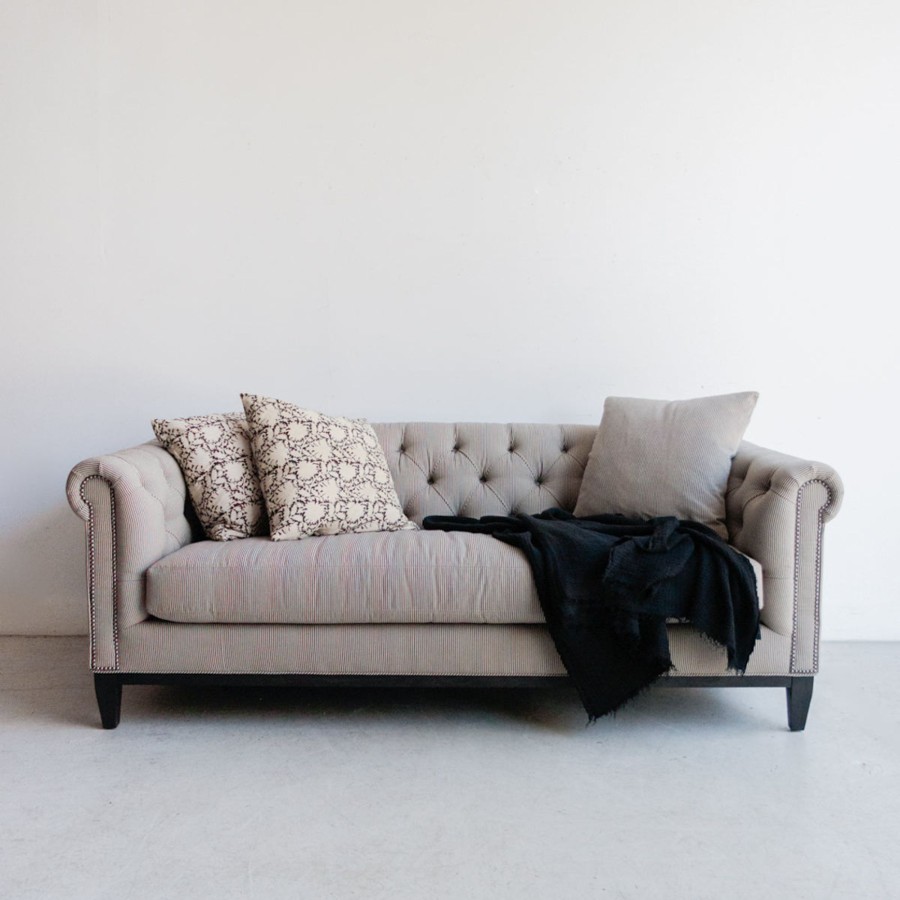 Furniture elsie green | Chesterfield Sofa | Pinafore Stripe