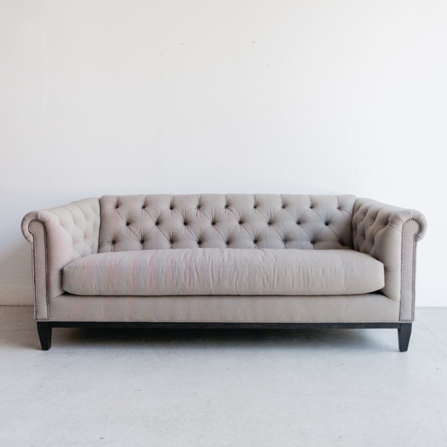 Furniture elsie green | Chesterfield Sofa | Pinafore Stripe