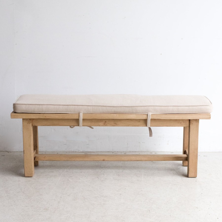 Furniture elsie green | Custom Bench Cushion Cleary Dune