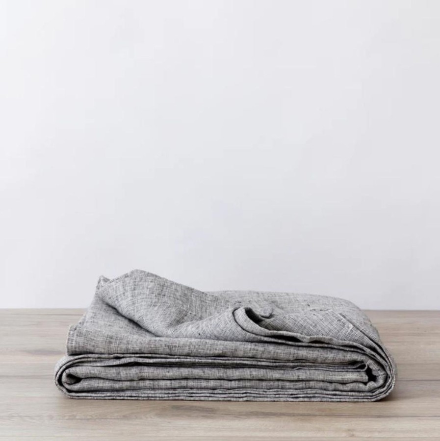 Textiles elsie green | Chambray Linen Bed Cover