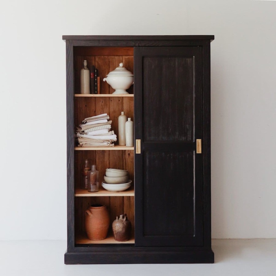 Furniture elsie green | Reclaimed Wood Sliding Door Wardrobe