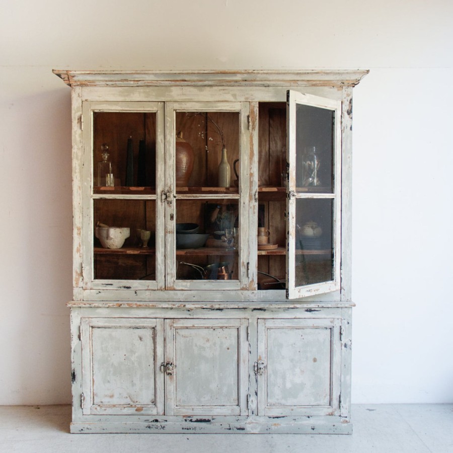 Furniture elsie green | Distressed Pharmacist Cabinet