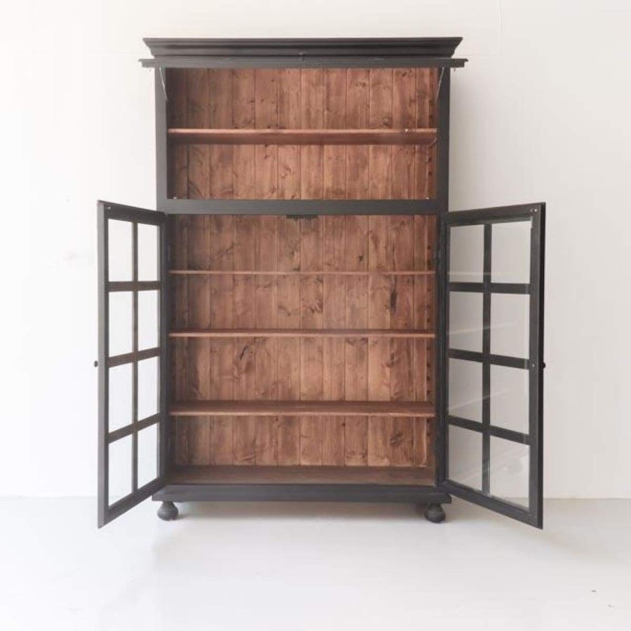 Furniture elsie green | Reclaimed Wood Transom Cabinet