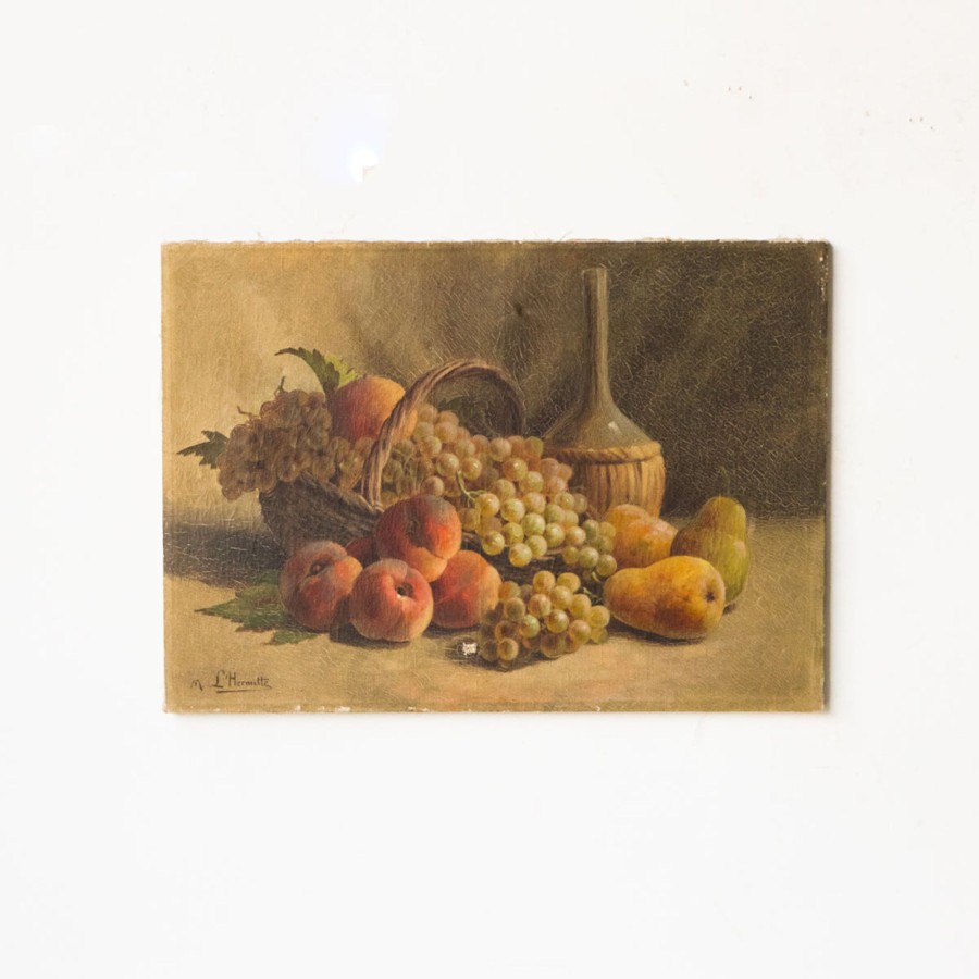 Art Galerie elsie green | Les Poires Et Le Raisin Still Life Oil Painting