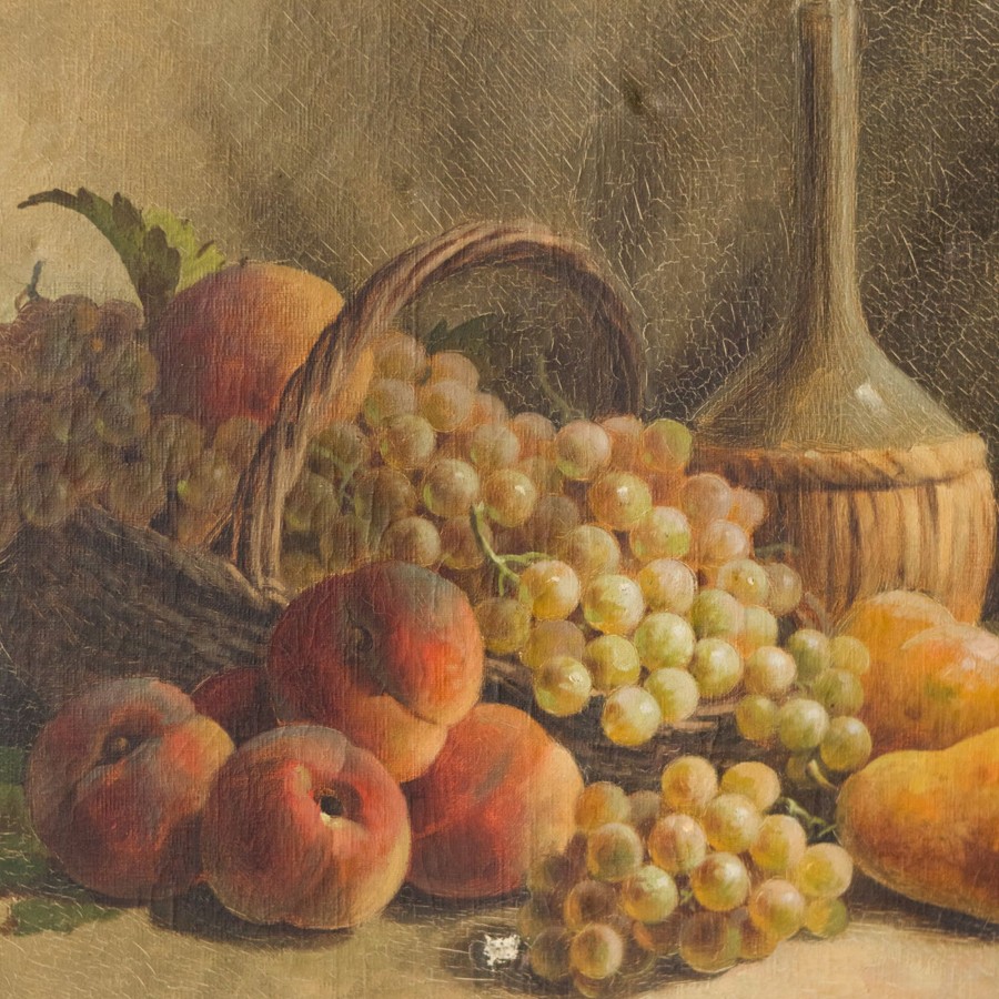 Art Galerie elsie green | Les Poires Et Le Raisin Still Life Oil Painting