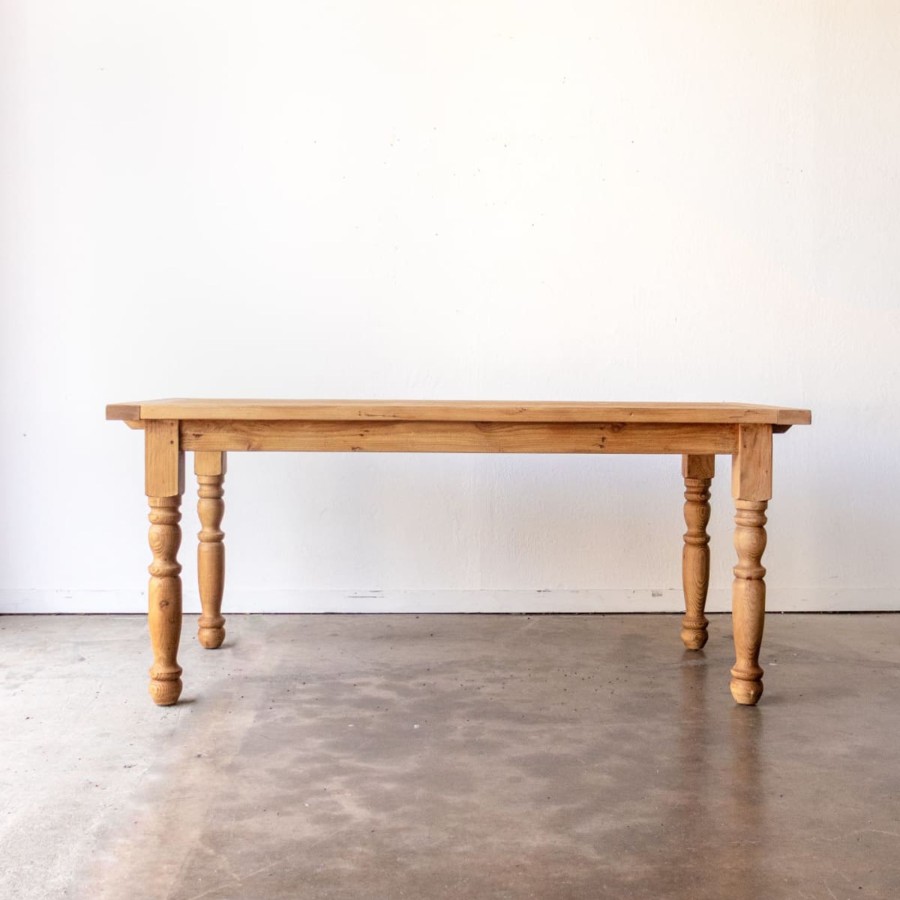 Furniture Custom Furniture | Reclaimed Wood Farm Table | Slim Edition | Floor Sample