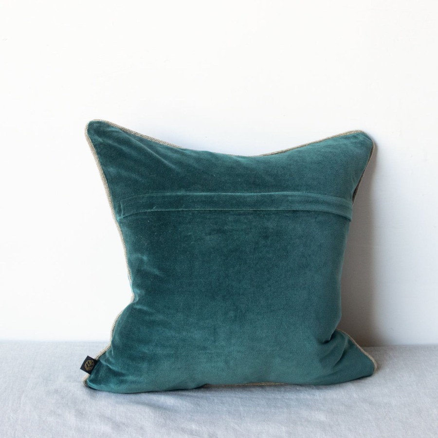 Textiles elsie green | Dehli Velvet Pillow Cover Caramel