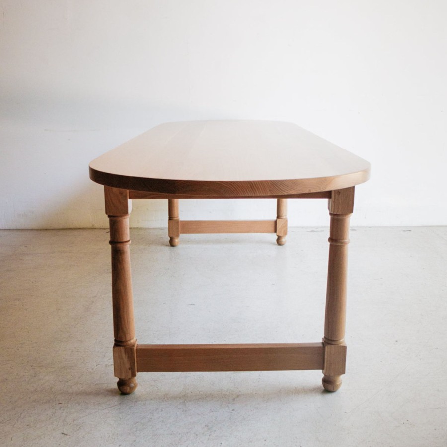 Furniture Custom Furniture | Oak Oval Farm Table