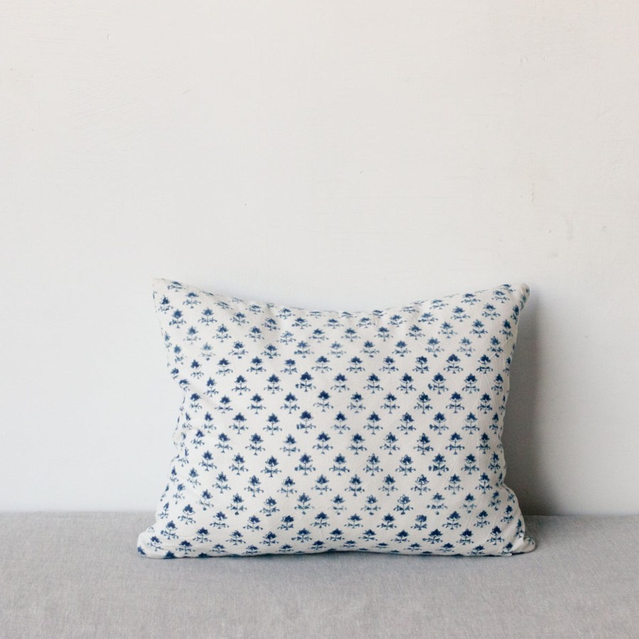 Textiles elsie green | Limited Edition Block Print Pillow