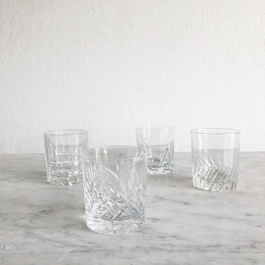 The French Kitchen Elsie Green | Glamorous Vintage Bar Glass Set Of 4