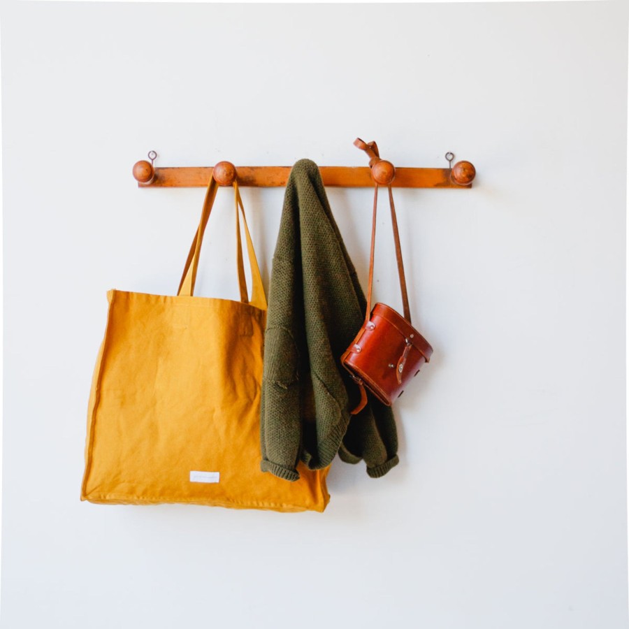 Textiles elsie green | Organic Cotton Tote Saffron Yellow