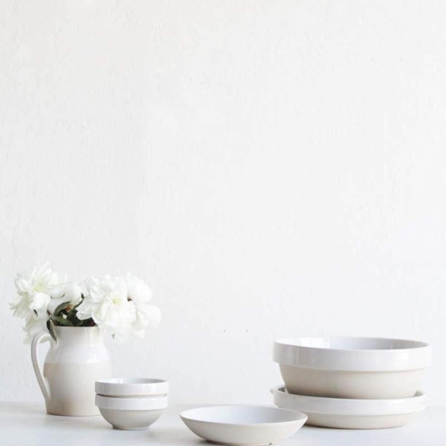 The French Kitchen Elsie Green | Stoneware Bowl White