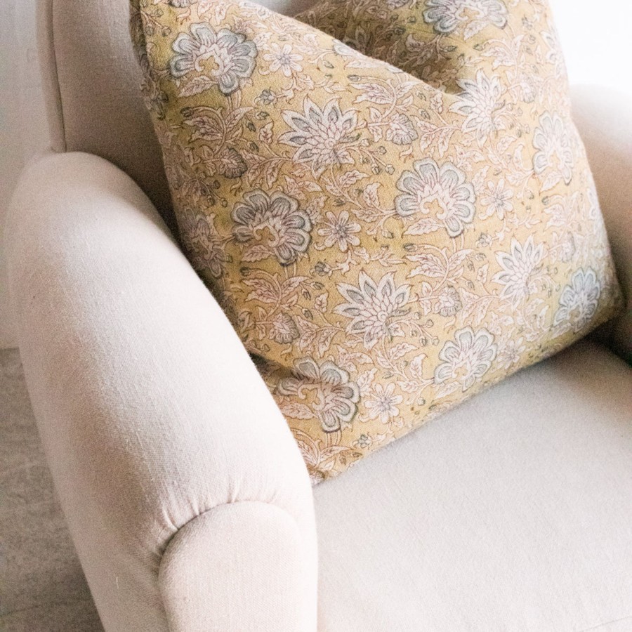 Furniture elsie green | Vintage Linen Arm Chair